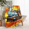Car Theme Printed Blanket - Perfect for Couch, Bed, Travel & Outdoor Use | Machine Washable, Cozy & Durable.