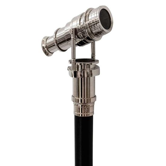 Top Nautical Spy Telescope Steampunk Design Walking Cane Brass Handle Victorian Wooden Foldable Walking Stick Handmade Gift
