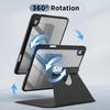 360° Rotating Case For Samsung Galaxy Tab S9 S10 FE Lite 10.9'' 11'' Swiveling Stand Clear Back Cover With Pencil Holder
