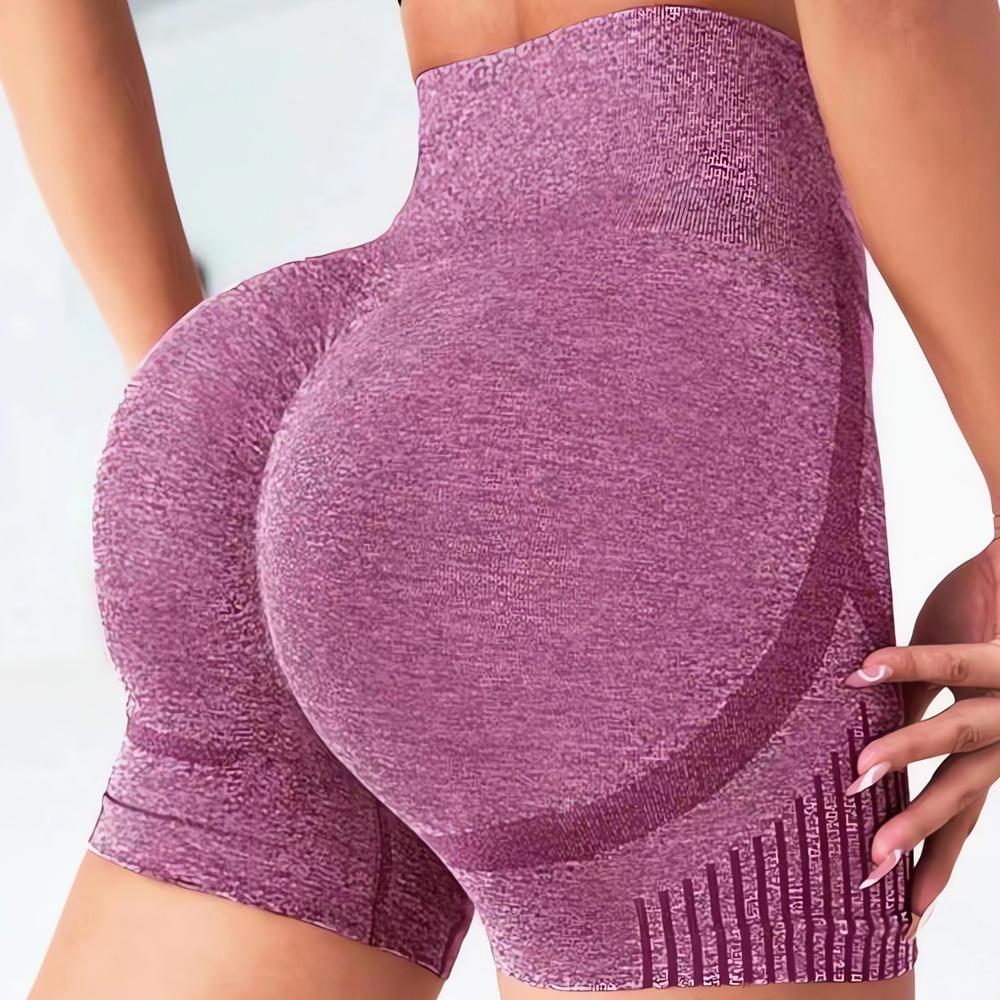 

Сексуальные узкие бесшовные шорты леггинсы женские повседневные с высокой талией эластичные тонкие леггинсы для тренировок летние винтажные спортивные шорты для йоги M розовый