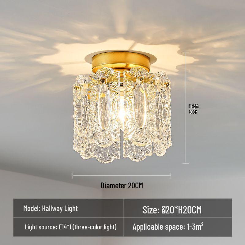 Nordic Luxury Shell Corridor Light: Creative, Modern Balcony & Entrance Lighting