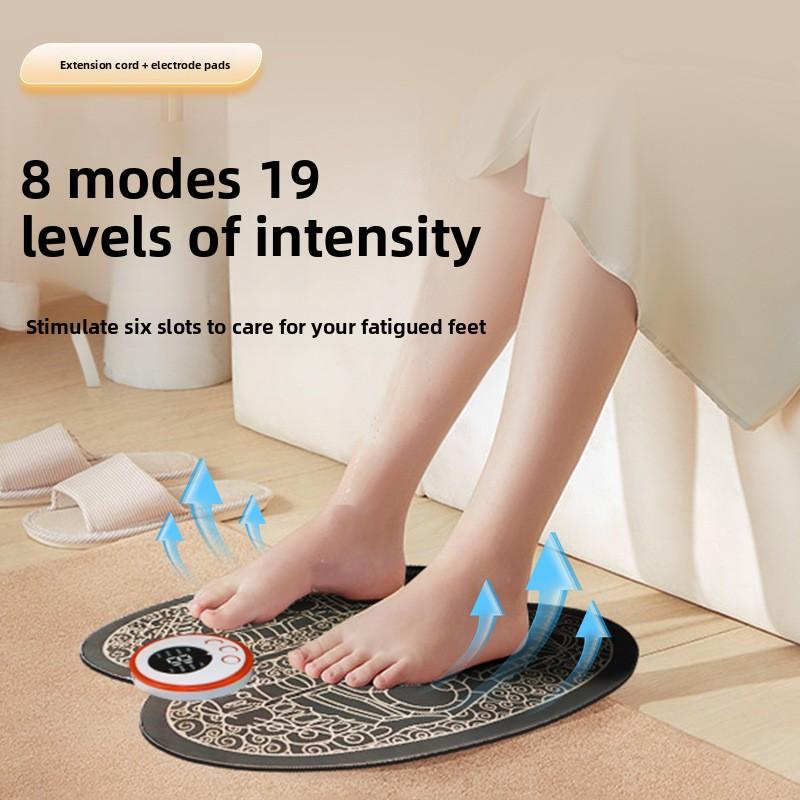 Foot Massager Household Pulse EMS Massage Foot Pad Foot Automatic Press Foot Meridian Micro Current Foot Therapy