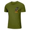 Men's Round Neck Casual Street Printed Short-sleeved T-shirt Top
