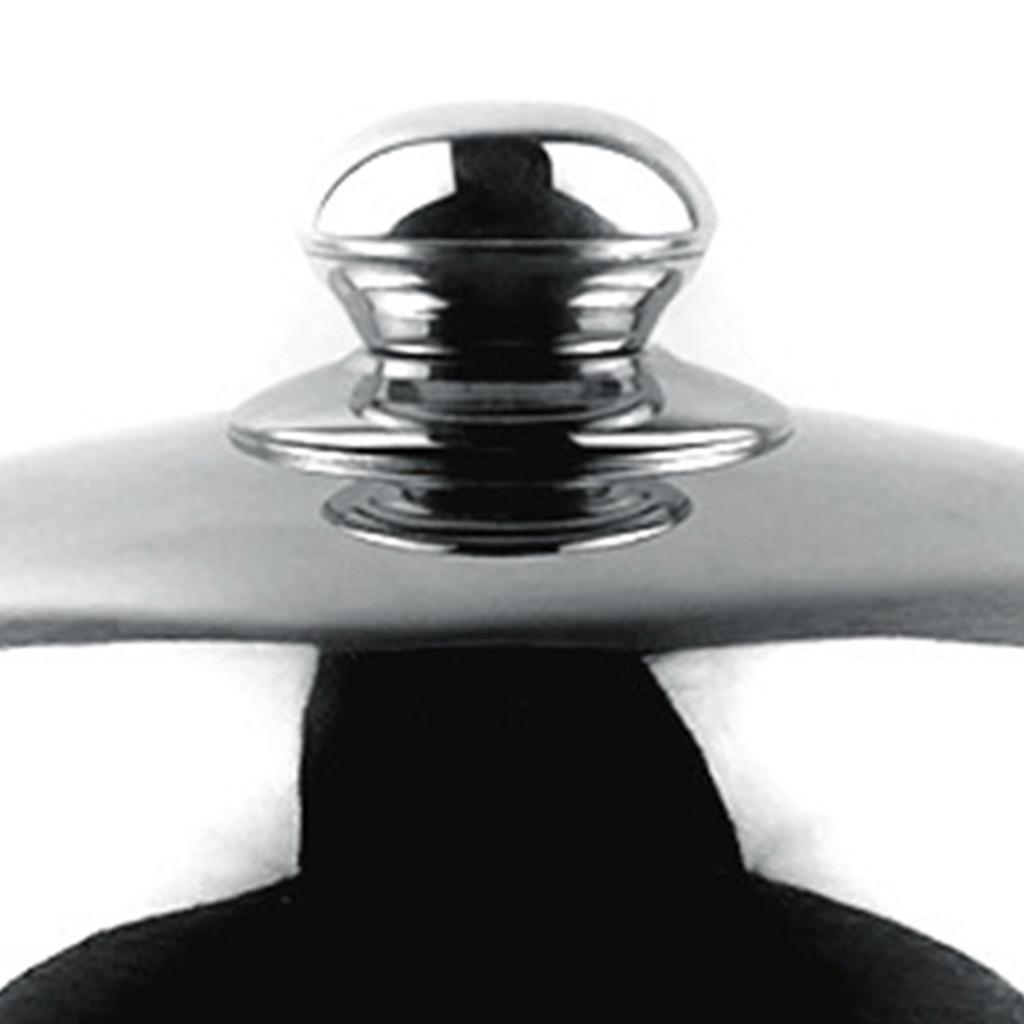 Edelstahl Pfannendeckel Rund Hoch Teilweise Transparentes Sichtglas Suppentopfdeckel für Zuhause