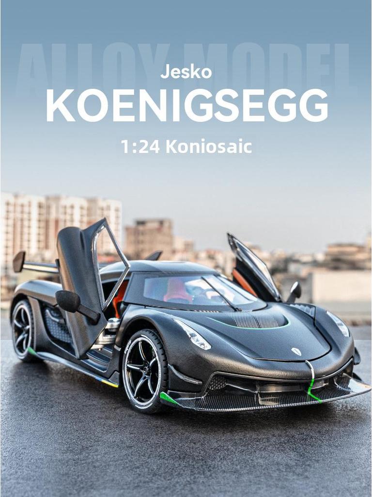 Koenigsegg 1:24 Alloy Supercar Model: Large Children's Toy & Collectible