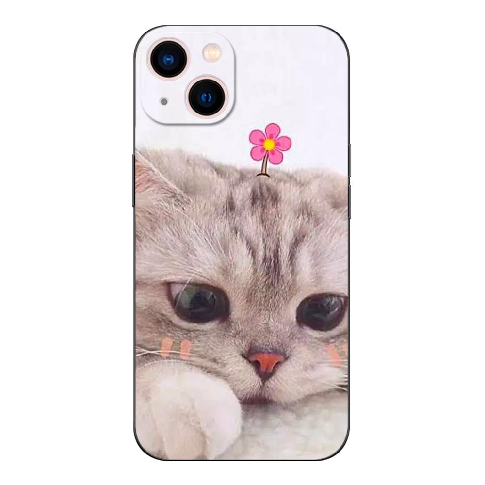 Husa neagra din tpu pentru Huawei Y9S Y6S Y8S Y5P Y7P Y8P y7 Y5 lite Prime 2018 Y6 2019 Husa British shorthair cat
