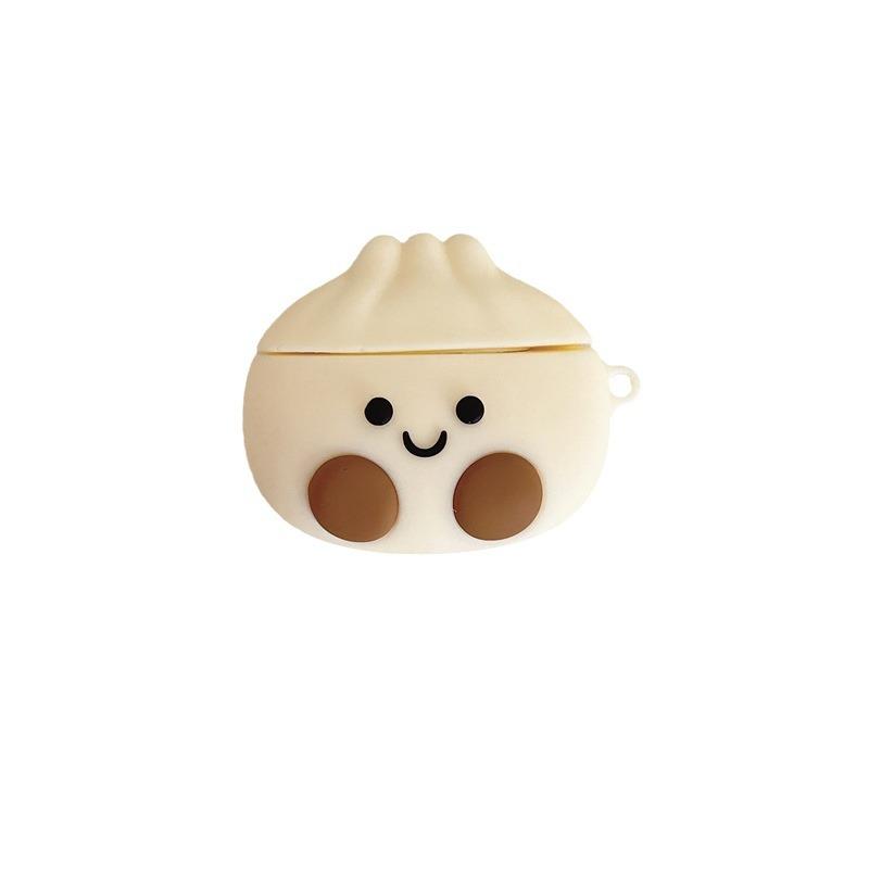 Smiley Buns for AirPods Pro2 Apple Bluetooth Wireless Silicone Earphone Cover 1/2/3 Generation Cute Girl