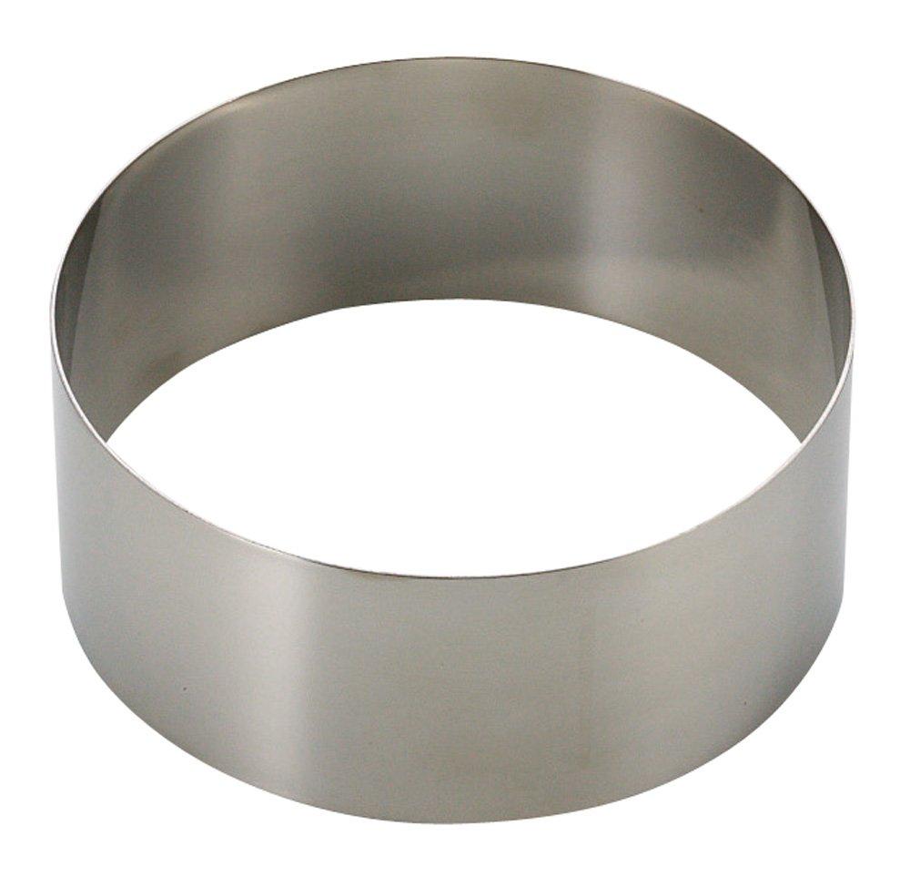Pearl Metal 12cm Stainless Steel Cake Ring Mold EE Sweets D-4927