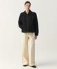 Artid Collared Cotton Bomber Jacket_Black