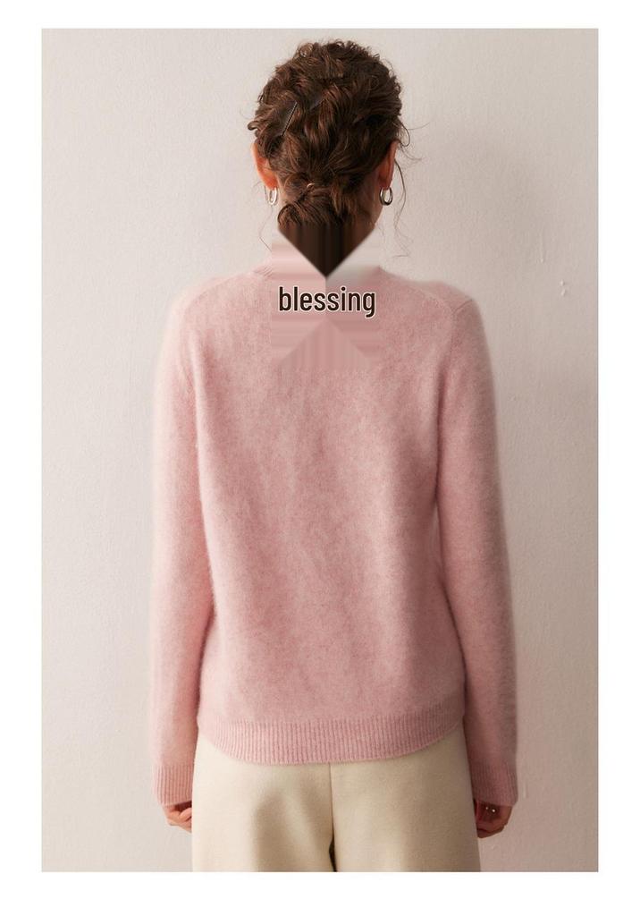 Women's Autumn Winter Cashmere Blend Soft Knit Turtleneck Sweater