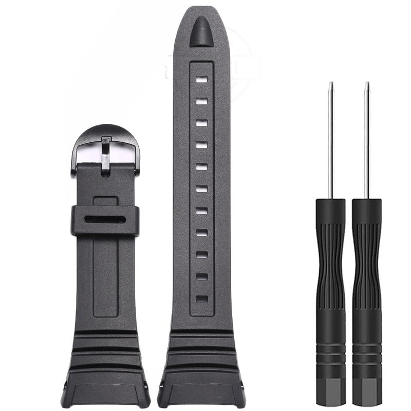 

Resin Strap Suitable for Casio W96H W-96H Watch Band Sport Waterproof Pin Buckle Watch Accessories Replacement Wristband 28mm