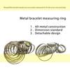 Professional Bangle Bracelet Sizer Wrist Size Measuring Tool Metal Bangle Sizer for Jeweler Precision Wrist Sizing Gauge