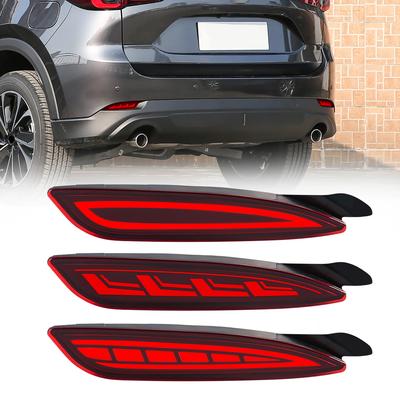 Pour Mazda CX5 CX-5 2022 2023 Réflecteurs LED de Pare-chocs Arrière Feux Avertisseurs de Freinage Automatique Clignotants Dynamiques Accessoires de Voiture 12V