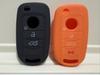 1Pc New Replacement Silicone Case For Fiat Cronos Egea 500X Toro Tipo For Dodge Neon Keyless Fob 4 Buttons Remote Car Key Shell