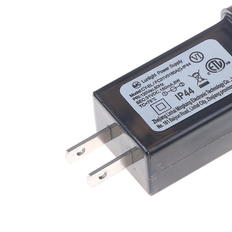 Eu Us Uk Plug Ac 220V 110V To 31Vdc 6W 24V 5V Transformer Plug Power Supply Ip44 8Modes Led Lamp Driver Switch Adapter