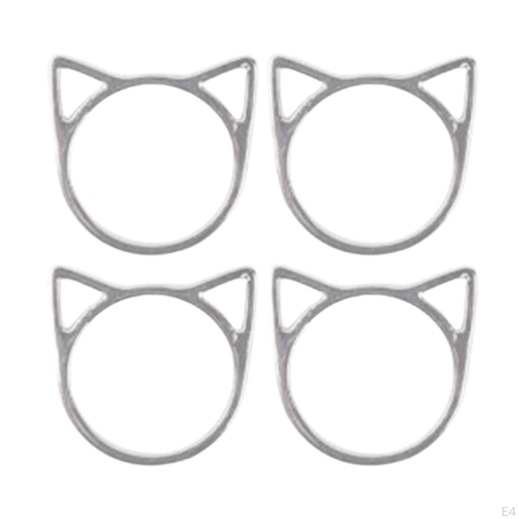 30 Pieces Locking Stitch Markers Set Zinc Alloy Cute Charms Rings Crochet Accessories for