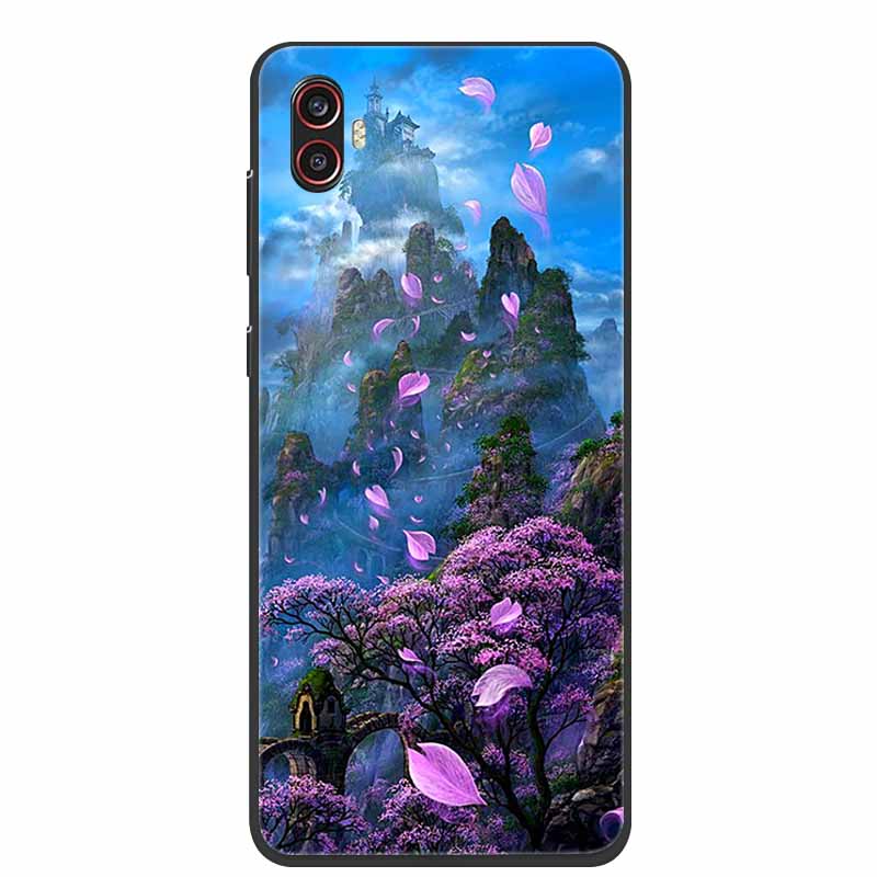 Flower Case For Samsung Galaxy Xcover6 Pro TPU Soft Silicone Back Cover For Samsung Galaxy Xcover Pro 2 Shell Xcover 6 Pro Funda