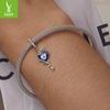 Devil'S Eye Diy Bracelet Beads Loose Beads, Accessories S925 Sterling Silver Eye Beads