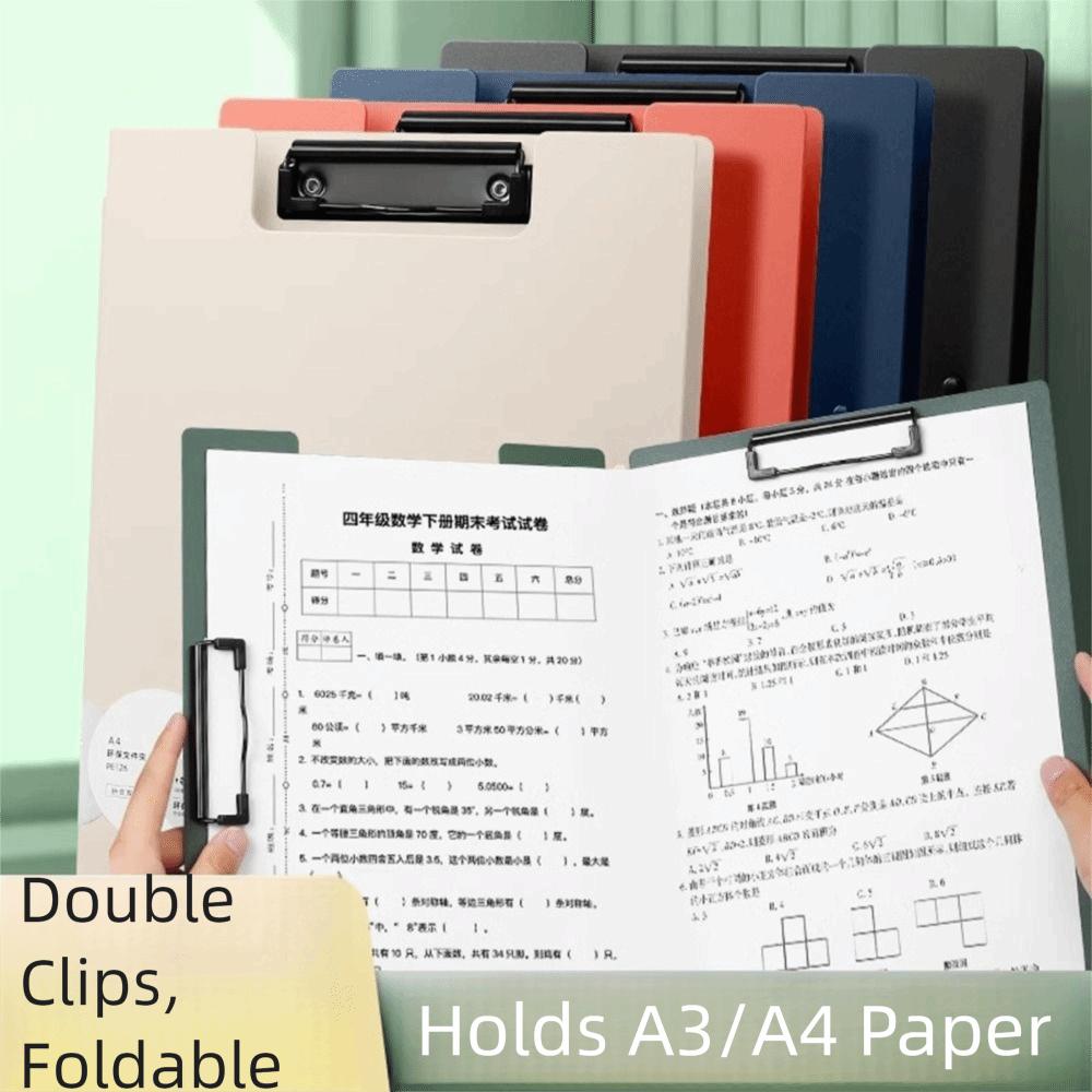 

Versatile Foldable Folders A4 To A5 Test Paper Storage Tool New File Contract Folders чорний