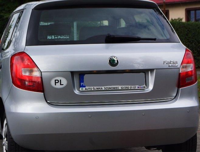 Skoda FABIA II HB - CHROME STRIP Chromed TAILGATE