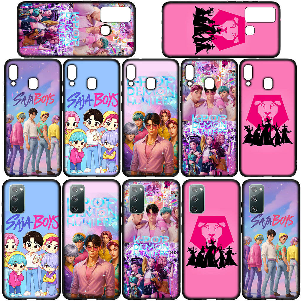 for iPhone 17 16 15 Xiaomi Poco F7 F8 X7 C85 C75 C71 M8 Redmi Note 14 13 12 11 Pro Max 14C 13C 15C A3 A4 Phone Case KPop Saja Demon Boys Hunters Cover