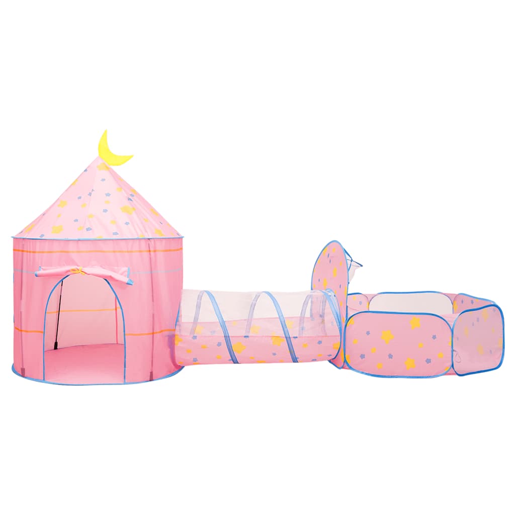 Play Tent with 250 Balls Pink 301 x 120 x 128 cm