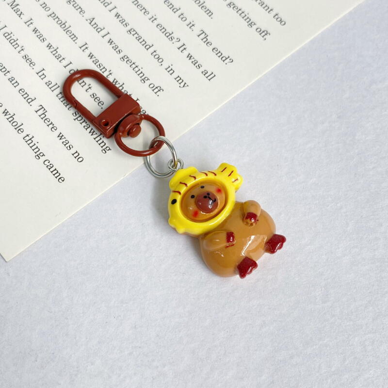 Mini Capybara Keychain Cute Quokka Bag Keyring