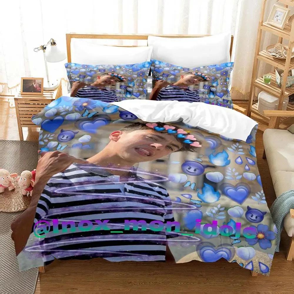

Inoxtag New 3D Printing Bedding Set Single Double Queen King Size Duvet Cover Set for Boys Bedroom Bedding Set Twin Single EU single(135x200cm)