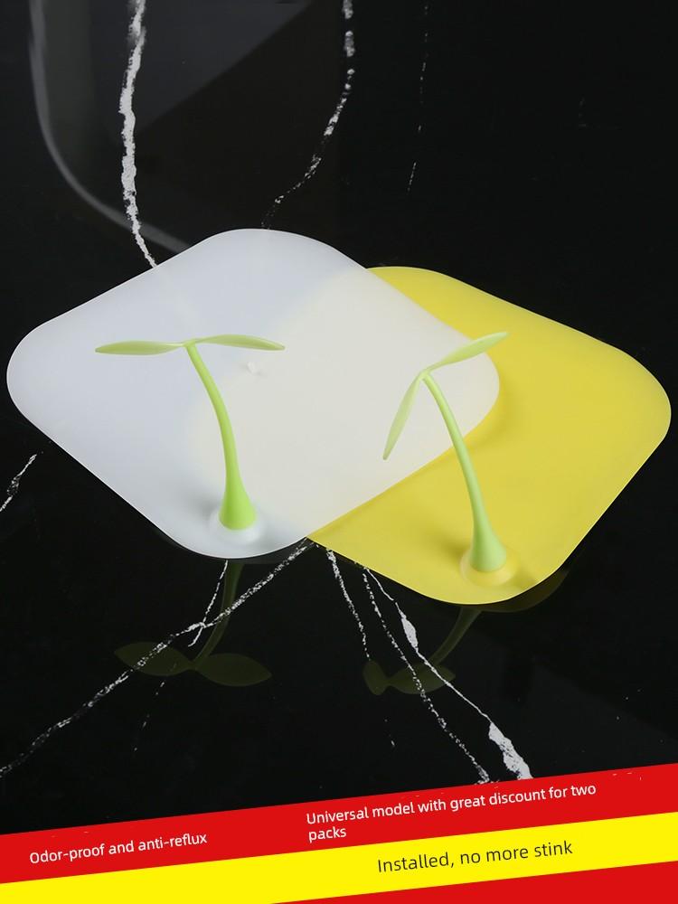Floor Drain Anti-Insect Sealing Cover, Anti-Odor Device for Bathroom Sewer, Silicone Mat To Prevent Odor and Blockages In Toilet