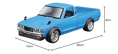 Maisto 1/24 Scale Datsun 620 Pickup 1973 Blue Finished Product