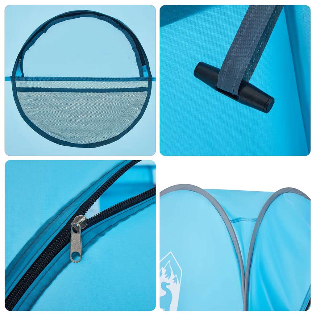Privacy Pop Up Tent Blue Waterproof