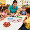 Vintage Wooden Bingo Game Set Large Print Cards Fun Family Group Activity for Parties Kids Classroom Game Group Play Nights
