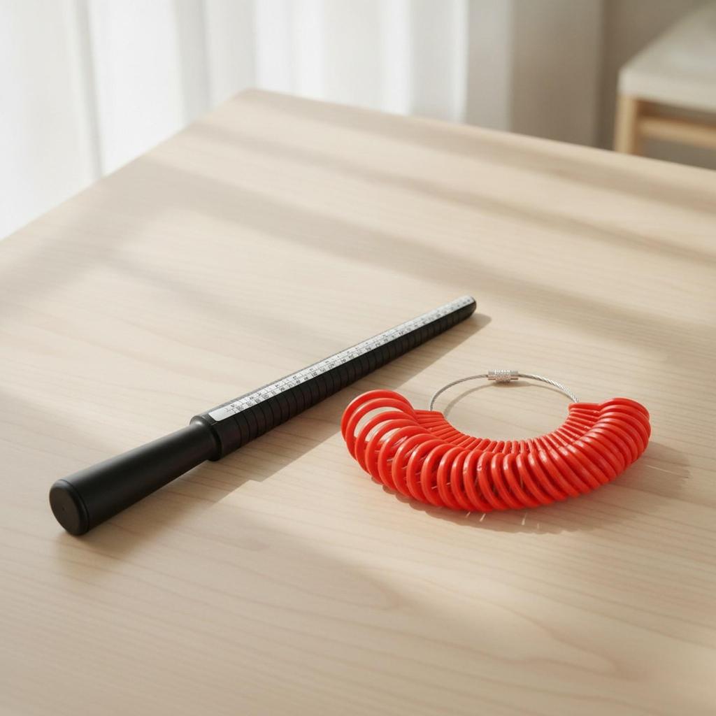 Finger Sizing Size Measuring Tool Portable Gauge Detachable