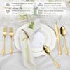 20 Pcs Vintage Silverware Set for 4 Stainless Steel Utensil Set Including Fork Spoon Picnic Travelling Ultralight Dinnerware