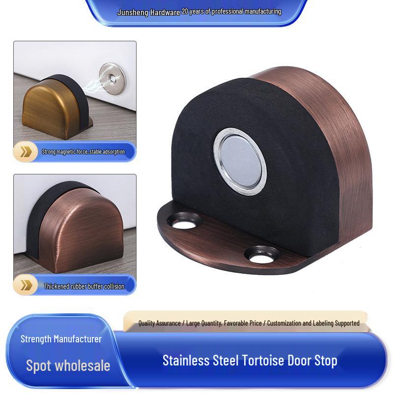 Stainless Steel Punch-Free Door Stopper Buffer Limiter Bumper Plug