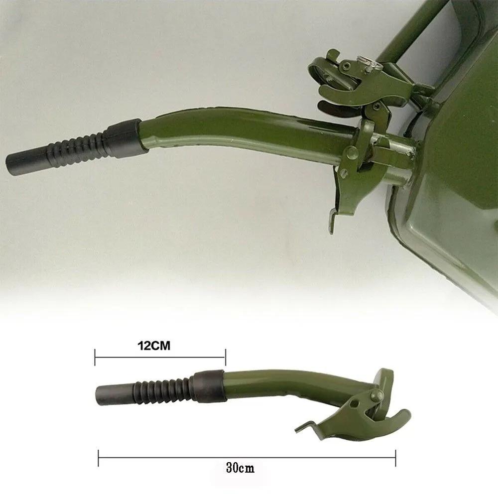 For 20L Jerry Cans Car Fuel Pouring Pipe Metal Flexible Pouring Spout Nozzle Gas Can Oil Pail Pour Outlet Nozzle Accessories