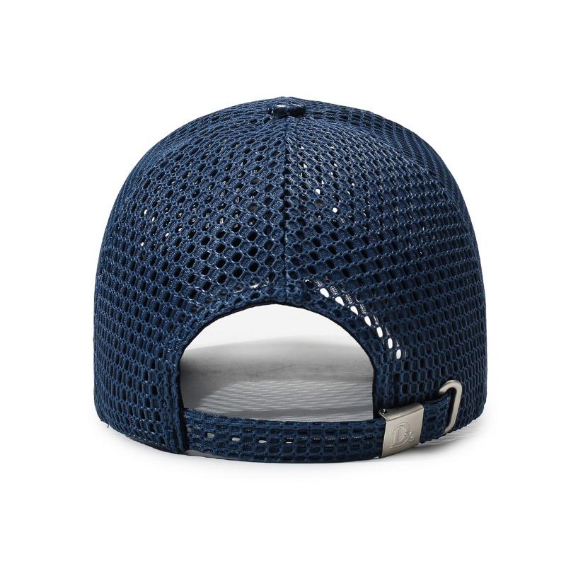 Summer Mesh Breathable Baseball Cap Star Embroidery Casual Hat Unisex Outdoor Travel Sports Sun Protection Peaked Cap