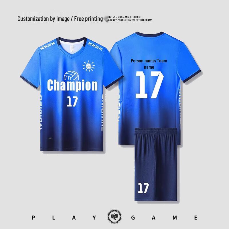 Chiwu Unisex Quick-Dry Volleyball Uniform Set