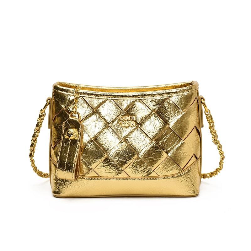 Eimertasche Damen Sommer neu modische Kette Streiftasche modisch modisch Umhängetasche Tasche