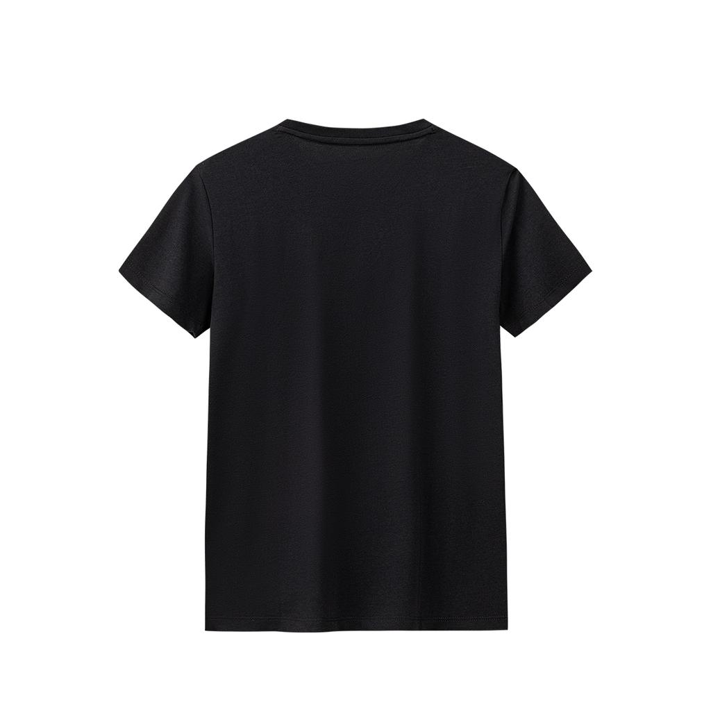 Anta Outdoor Series Cool Feeling T-Shirt Women Tops Black 162536109-3