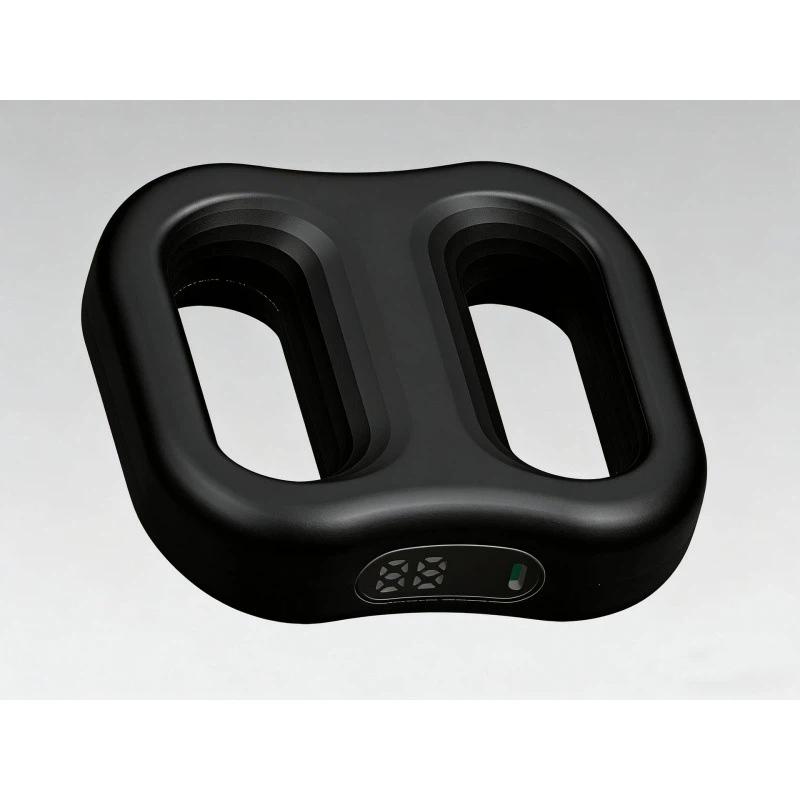 1 Set Muscle Relief And Relaxation Portable Vibration Dual Ring Fascia Massager With Belt Fat Loss Body Slimming