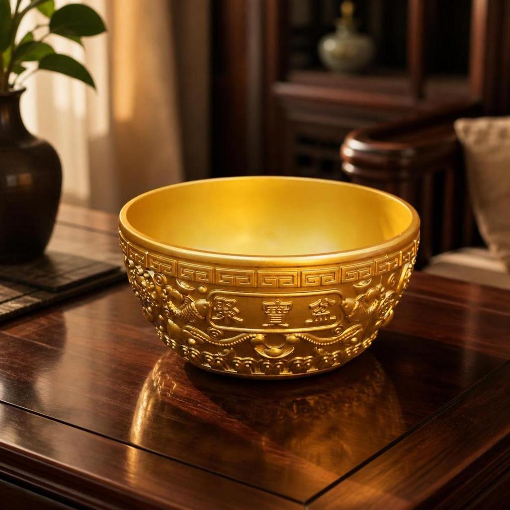Feng Shui Wealth Bowl Auspicious Chinese Elegant for Office