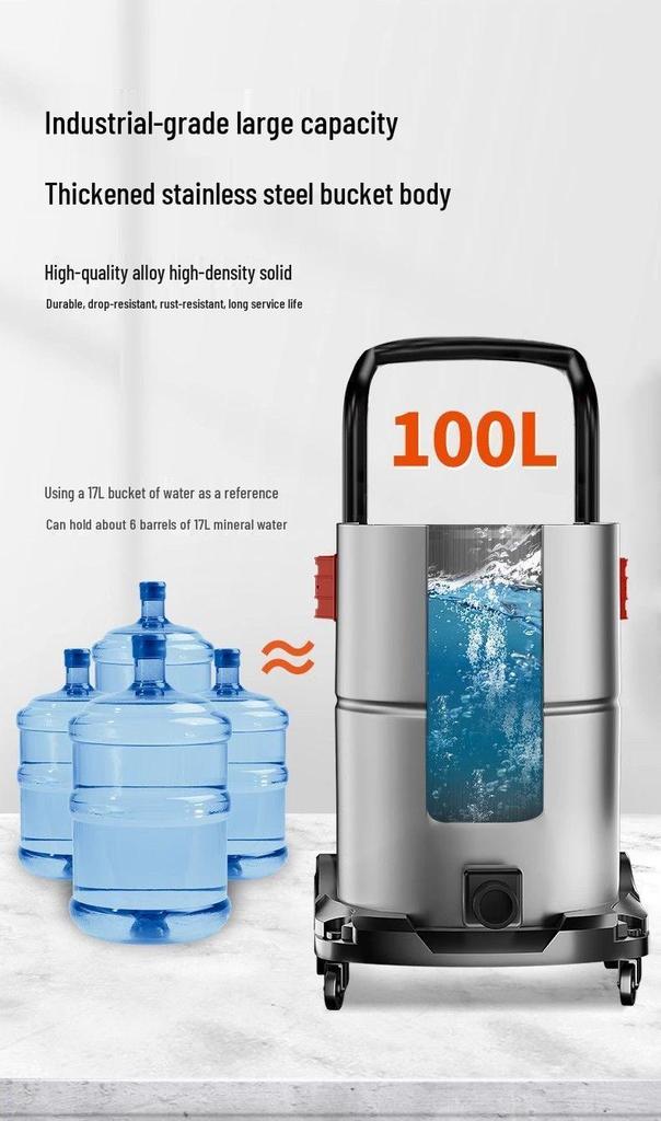High-Power Industrial Carpet Vacuum Cleaner with Strong Suction and Water Capacity