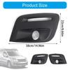 090E Foglight Frame Cover Bumper Foglight Grille Replacement Accessories for Berlingo Partner Front Bumper Foglight Grilles