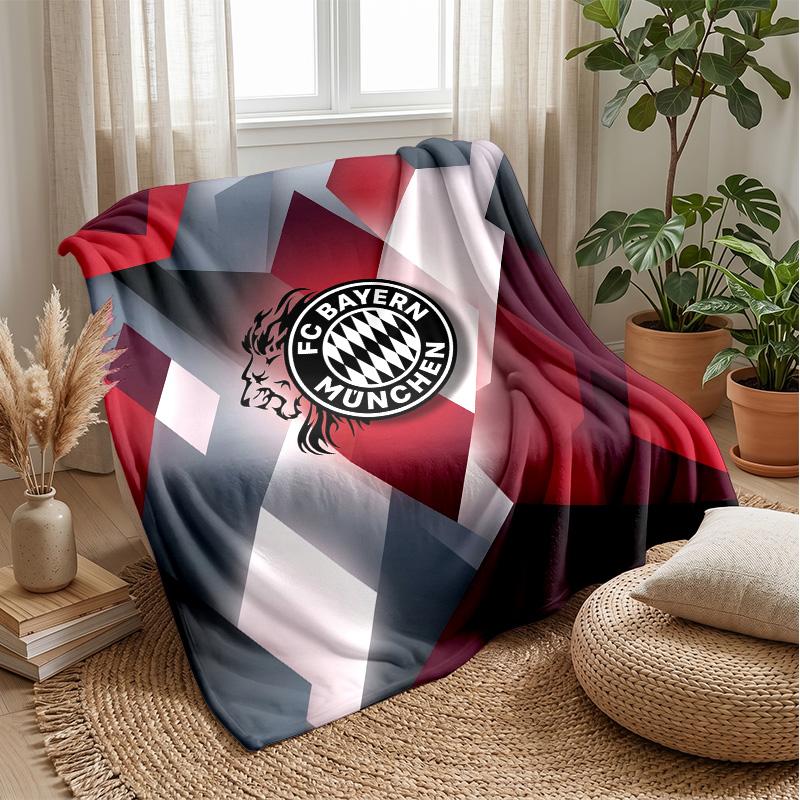 Bayern Munich Soft Flannel Fleece Blanket Lightweight Cozy Warm Throw Blanket For Sofa Bed Home Decor
