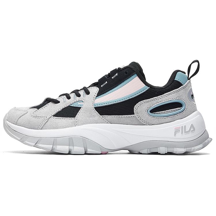 

New FILA Casual Shoes Women s Low top Light Gray/Black F12W941112FGB 38