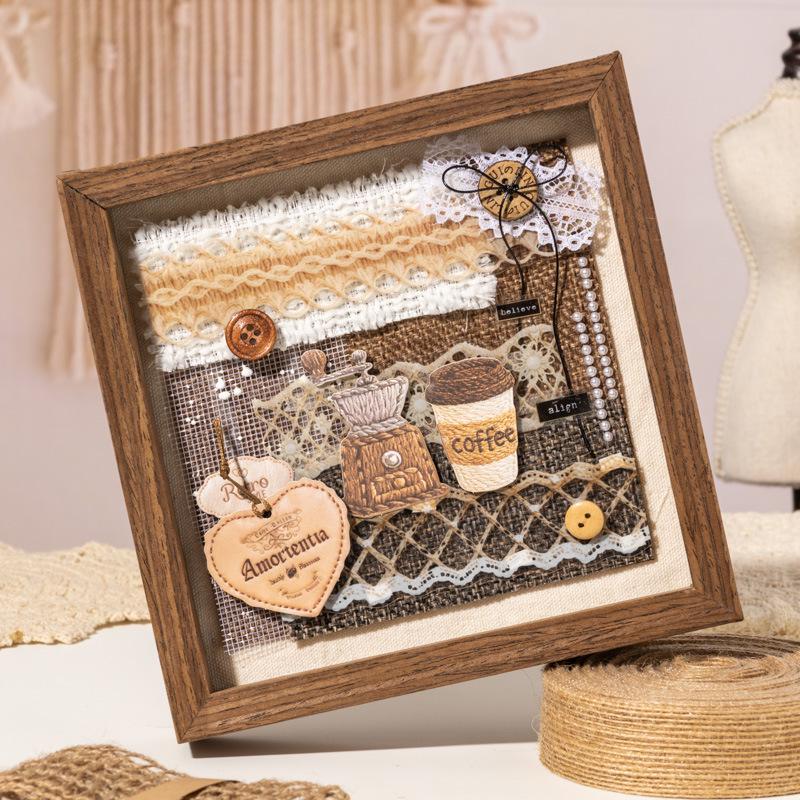 Tessitura Retro DIY per Bambina: Serie Salsa di Pomodoro - 6 Stili di Nastro PET Imitazione Tessuto di Canapa