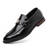 Fashion Hot Sale Leather Loafers Handmade Stitching Mens Walking Shoes Rubber Casual Shoes Comfy Slip on Flats Simple Moccasins Flats