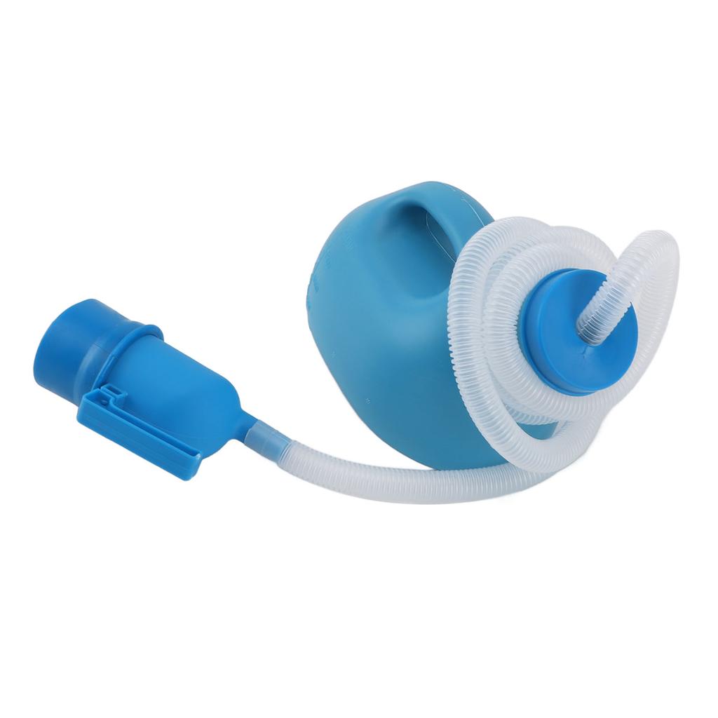 Unisex Potje Urinaal 2000ML Capaciteit Lekvrije Urinaalfles met Flexibele Lange Buis voor Ouderen
