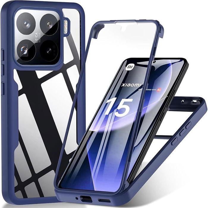 Coque de protection - Xiaomi - 15 - TPU Souple - PC Rigide - Bleu Marine